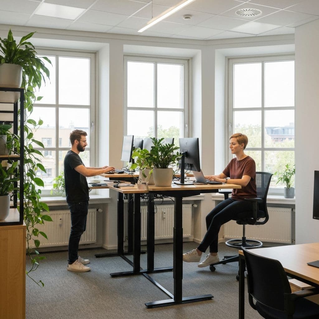 Modern startup office